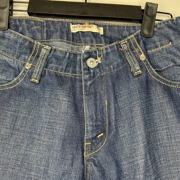 Levi’s Red Tab Denim Jeans Size 28 Vintage Classic Style Straight Leg Mid Rise - Picture 3 of 14
